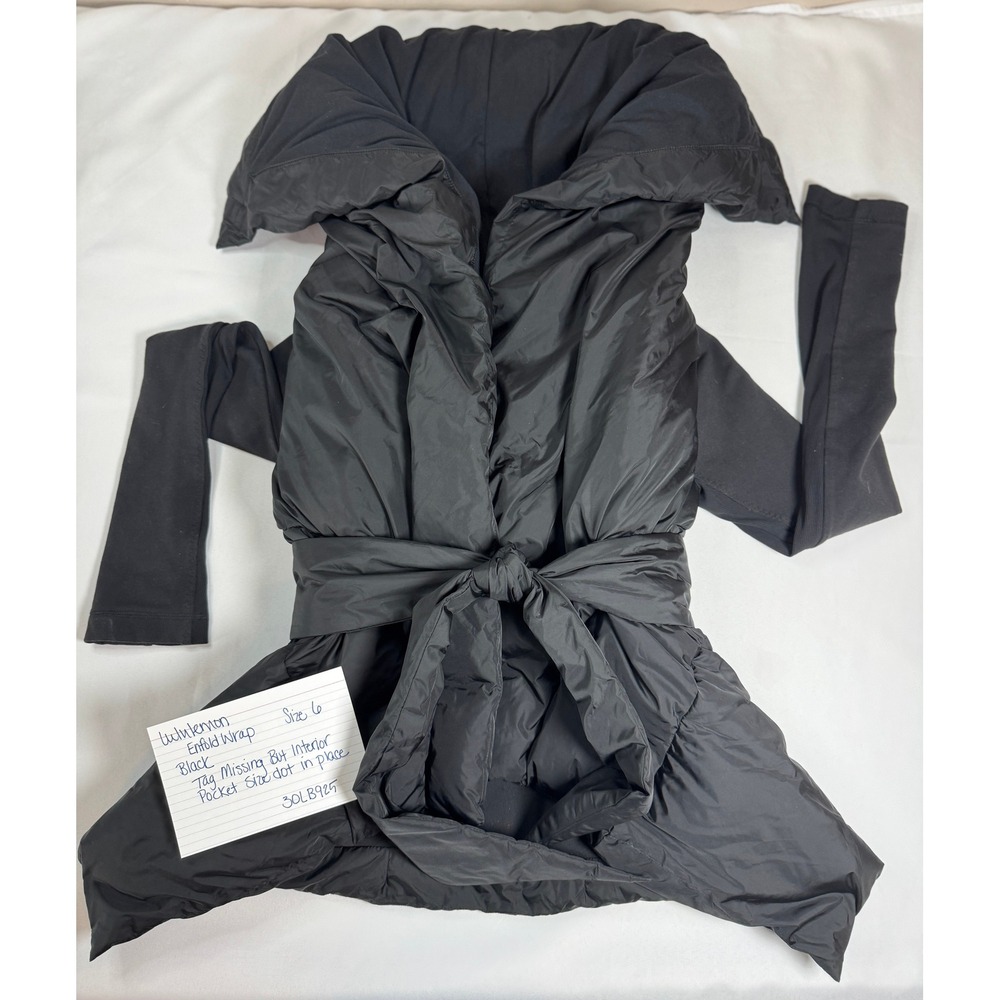 lululemon athletica Black Puffer Jacket